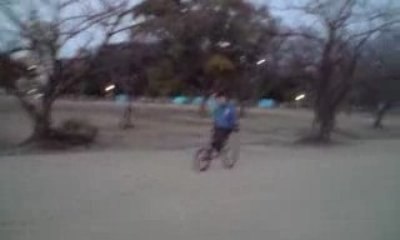 Guy with BMX in Ohori Park