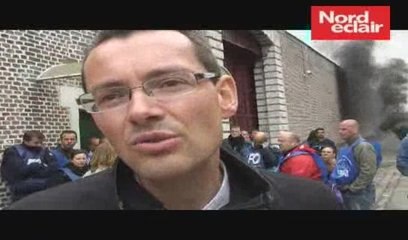 Blocage de la prison de Loos par les gardiens