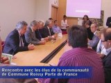 Michel Barnier à Roissy pour parler du projet Roissy-Carex