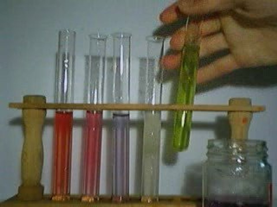 test du pH  jus de choux rouge
