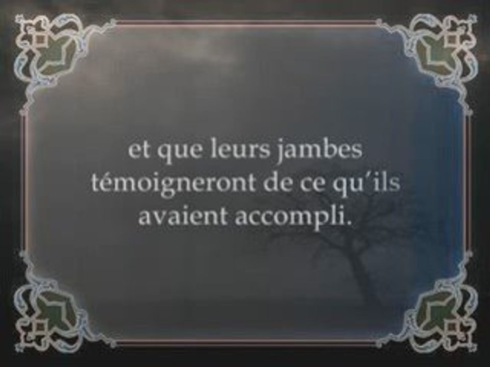 Ils temoigneront... Allah fait parler toutes choses