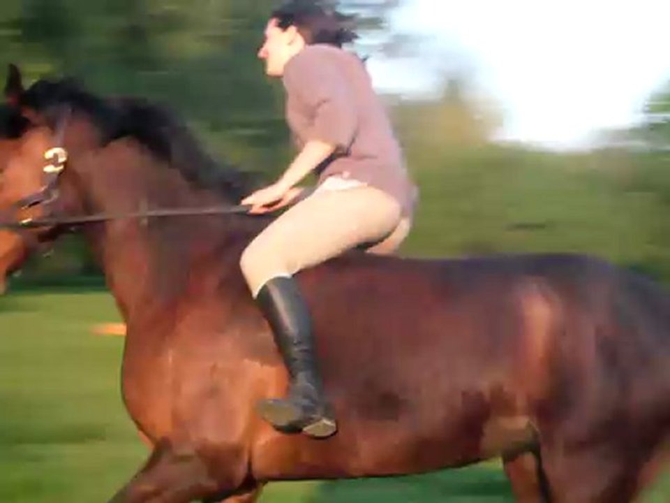 Kanelle, saut 1m10 à cru et en licol