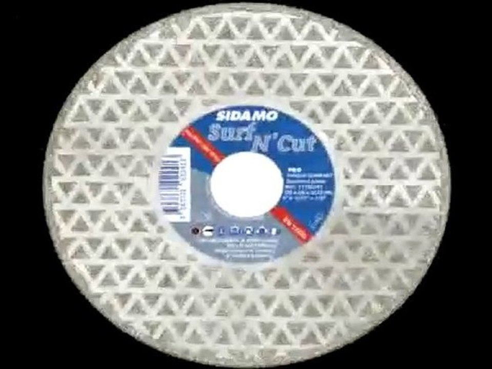 Disque Diamant SIDAMO  Surf N' Cut