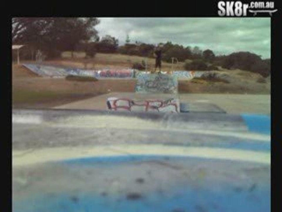 Nearly killed my phone doing a grind... oops