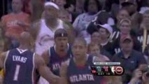 NBA Josh Smith takes the pass and finishes with authority du