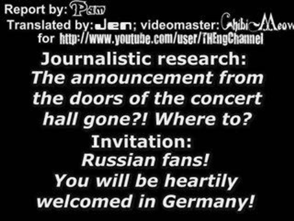 Part 2: 31/03/08 Exclusive Fan Interview Fantreffen Dortmund
