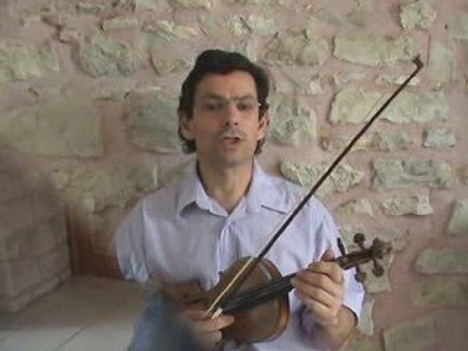 Apprendre le violon - jeu avec l'archet