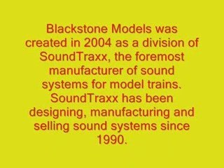 TYPES MODEL TRAINS Blackstone Models Bassett-Lowke and Bi...