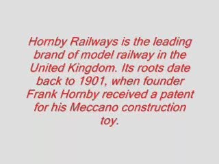 MODEL RAILROAD FOR BEGINNERS - Heljan A/S Herpa Hornby