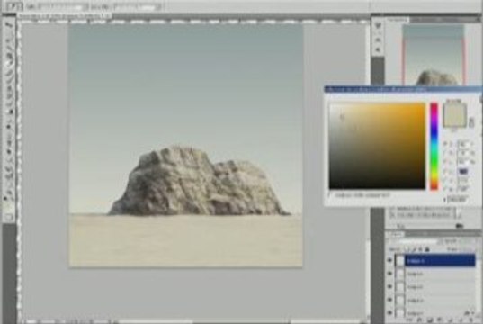 Speed painting a rock - Photoshop tutorial by DjahaL