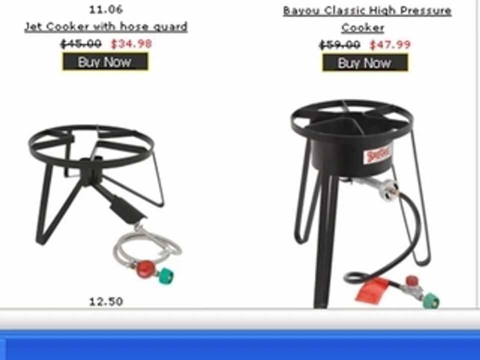 Bayou Classic Outdoor Cooking equipment