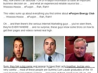 *** eFusjon Scam Exposed ***