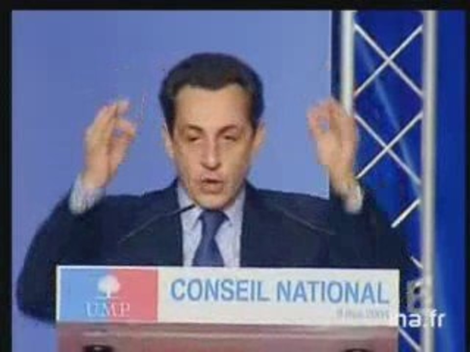 Nicolas Sarkozy et l'Europe - 09 mai 2004