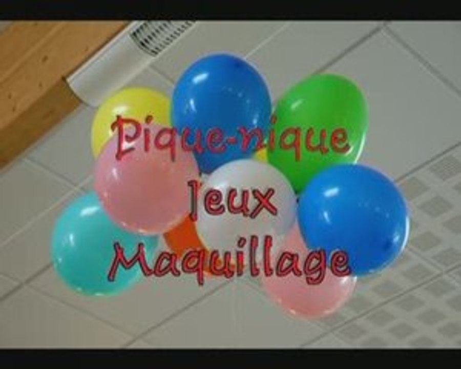 Fête des jeunes familles à Jarzé : pique-nique, maquillage