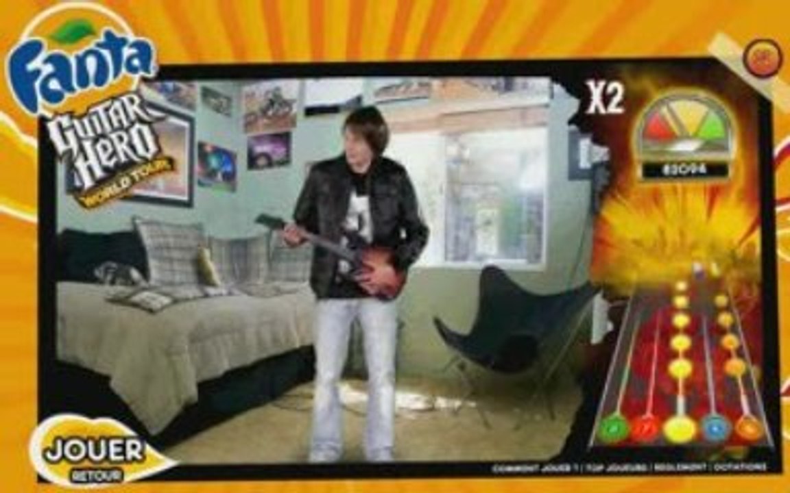 Fanta Guitar Hero Wolrd Tour Danie Batterie 127949 points