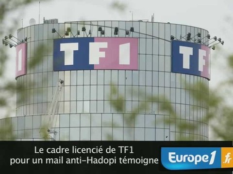 Témoignage : TF1 licencie un cadre pour un mail anti-Hadopi