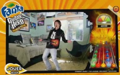Fanta Guitar Hero Wolrd Tour Quentin Guitare 110486 point...