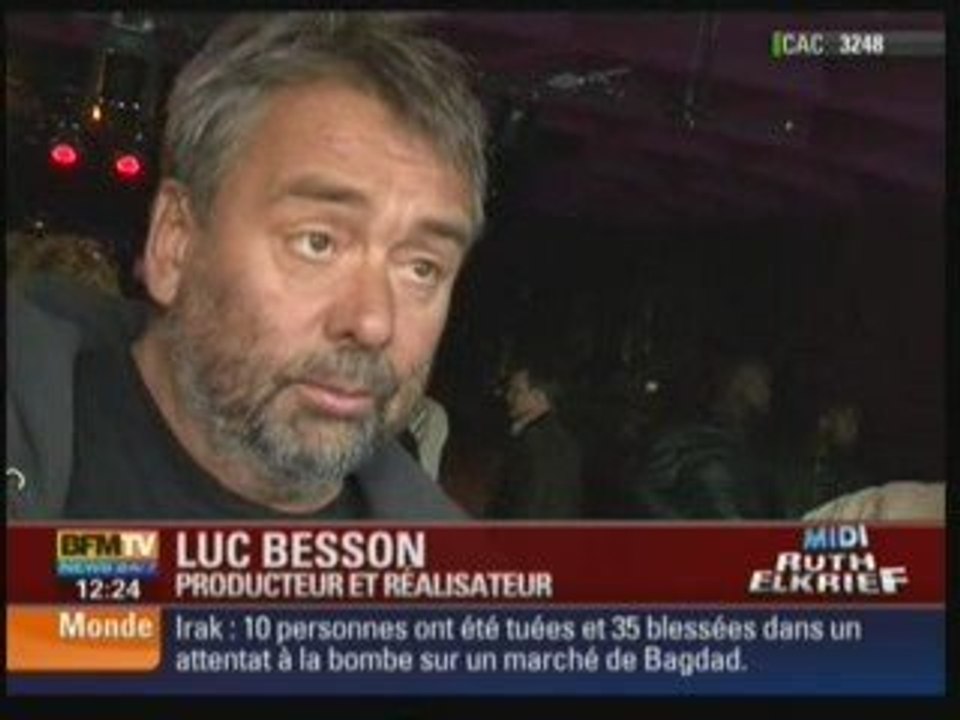 Hadopi : Luc Besson denonce l'absenteisme des deputés