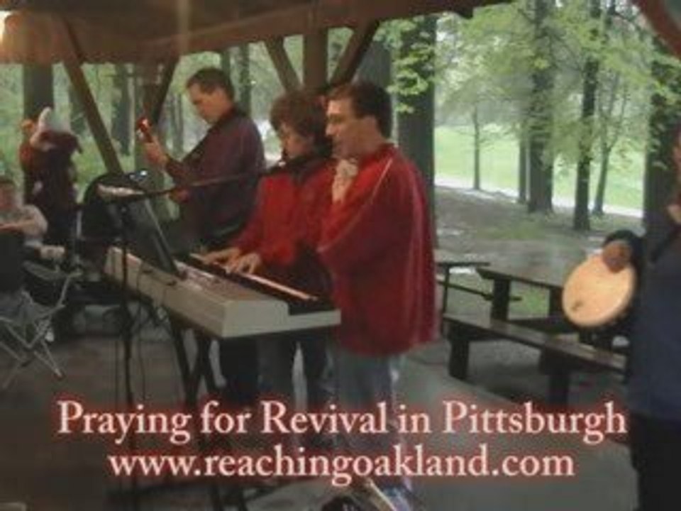 Praying against the swine flu in Pittsburgh