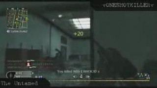 Cod 4 sniper no scope frag movie