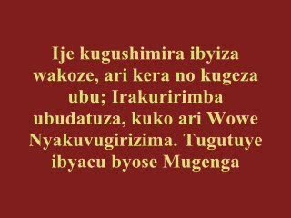 Kizito Mihigo - Tuje kugusingiza Mwimanyi