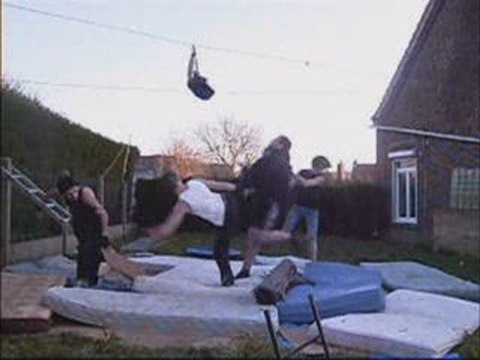 Wwa tlc match (for 2 title)