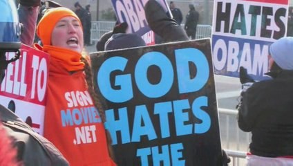 Ces Américains qui rejettent Obama : Westboro Baptist Church