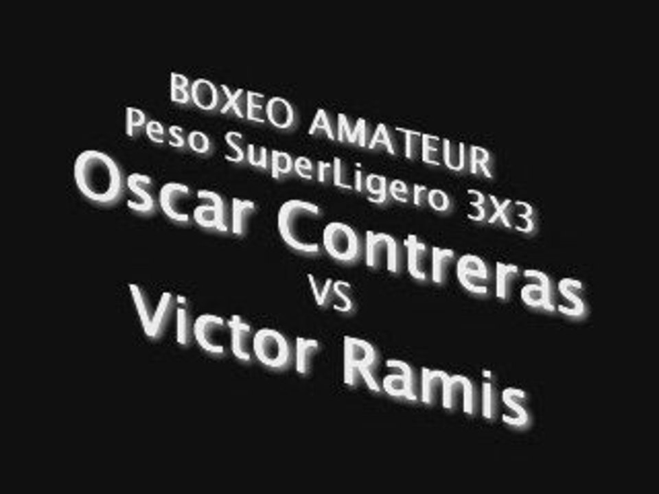 BOXEO - Oscar Contreras vs Victor Ramis