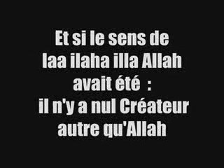 Le sens de la shahada