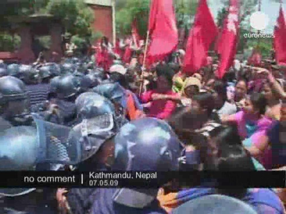 Protestations de femmes au Népal