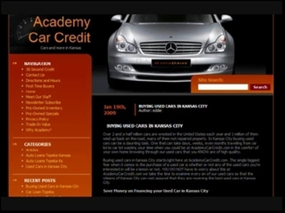 Car Loan Lawrence Kansas | http://AcademyCarCredit.com