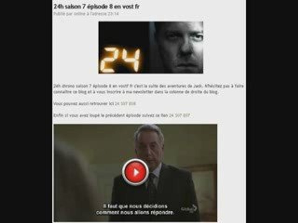 24 chrono CTU saison 7 épisodes intégrales