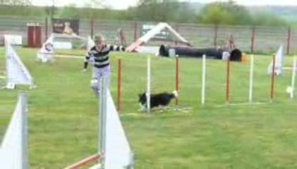 Championnat de Lorraine agility Mélanie&Vixie 190409