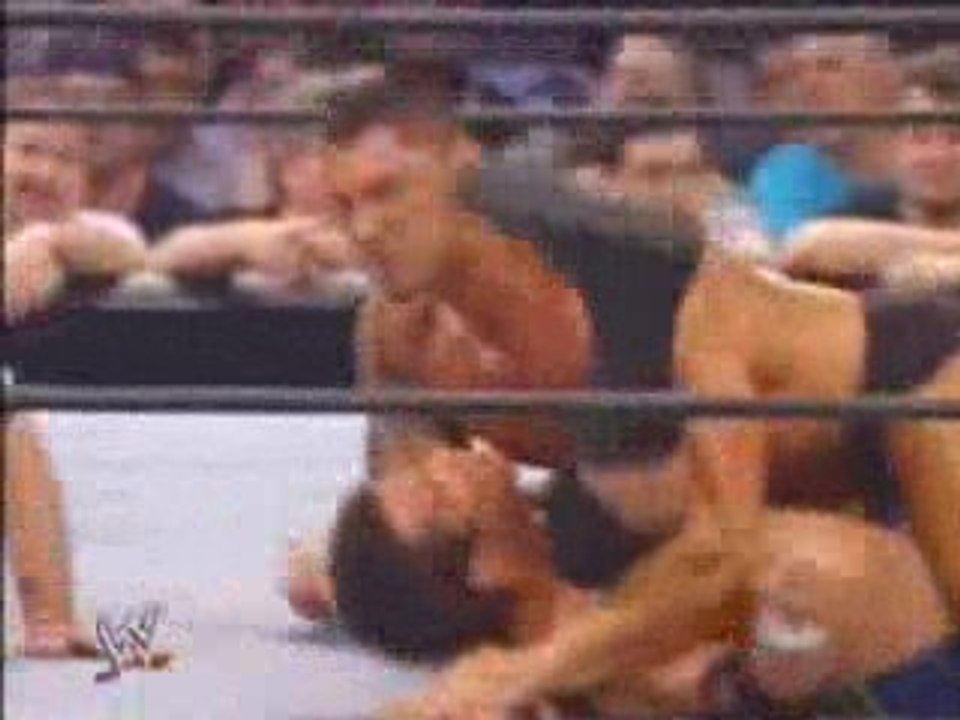 Batista Debut a Raw vs randy orton