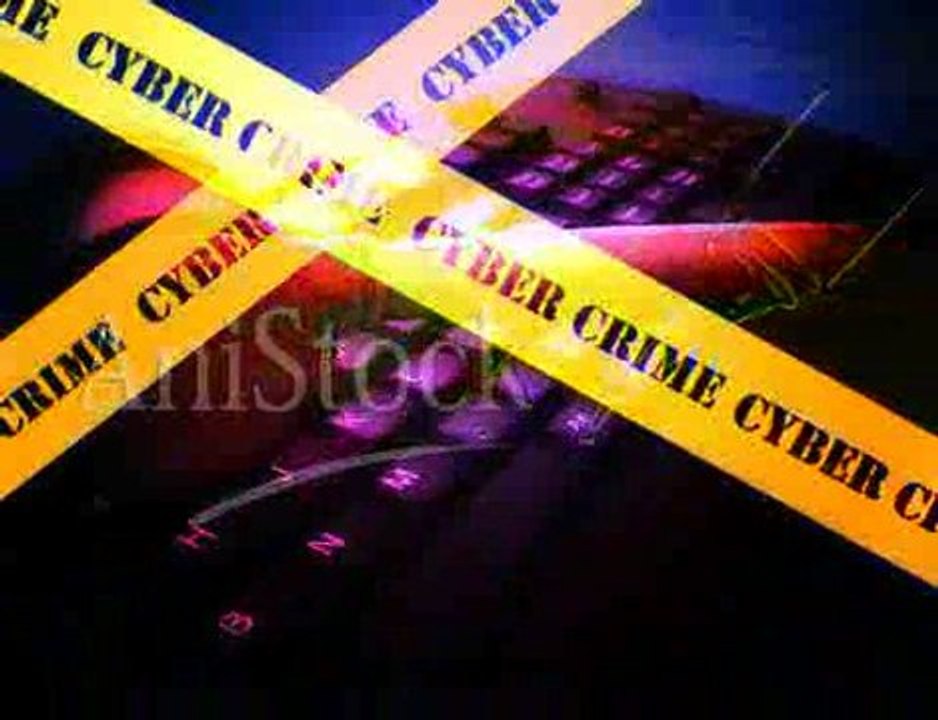 video background with cyber crime