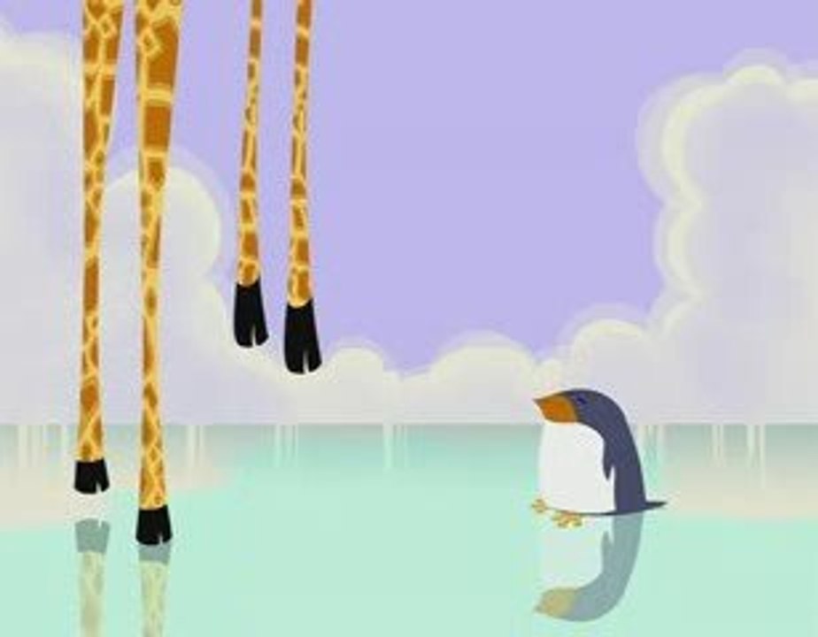 Avez vous deja vu   Une Girafe Qui Passe son Permis-Pingouin