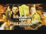 WWE Judgement Day 2009 Official Matchcard