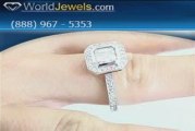 18K White Gold 2.55 Carat Diamond Engagement Ring A-674
