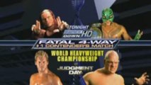 Smackdown 01/05/09: Jeff Hardy VS Kane VS Mysterio VS Y2J