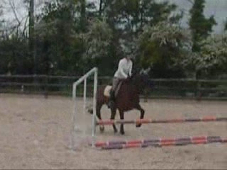 Vanessa et Koko à l'obstacle le 8 mai 2009