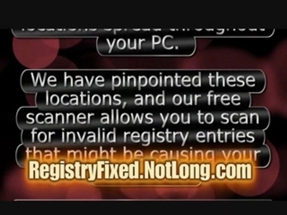 Windows XP Registry Error - This Software will Fix It