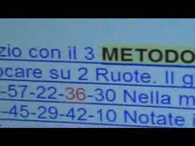 METODO GRATIS PER VINCERE AL LOTTO Ambo, Terno e Quaterna. - video  Dailymotion