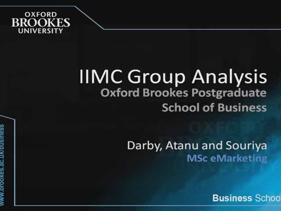 Iimc presentation