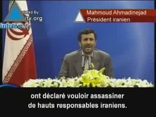 ISRAEL & USA Reconnaissent avoir fait des attentats en iran!