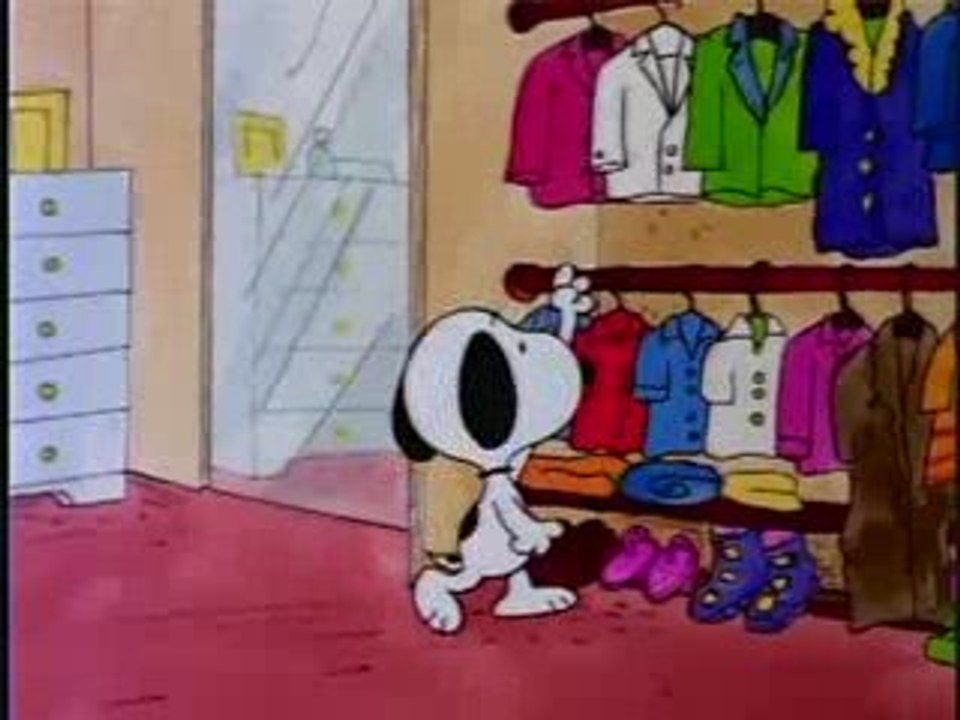 Snoopy se prépare