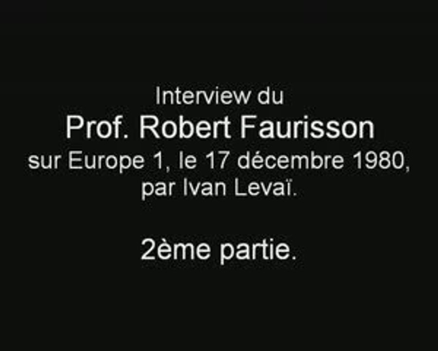 Faurisson vs levai 2/2