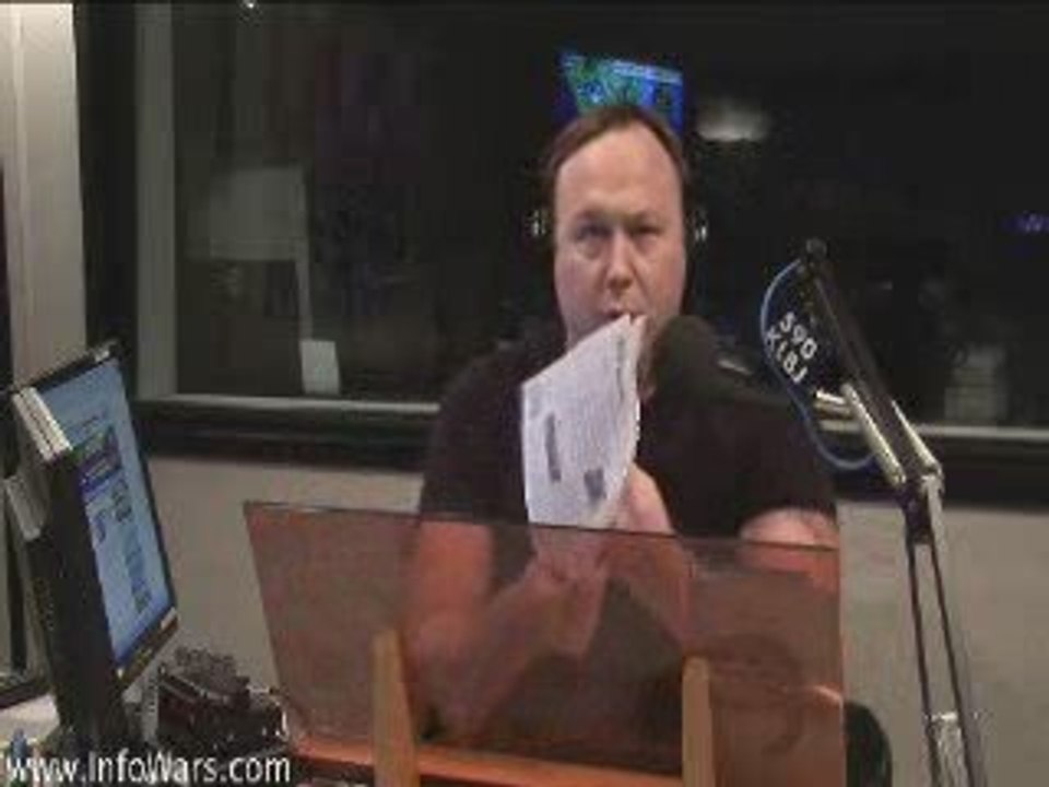 The Alex Jones Show- February 3, 2008 PT 1 of 8
