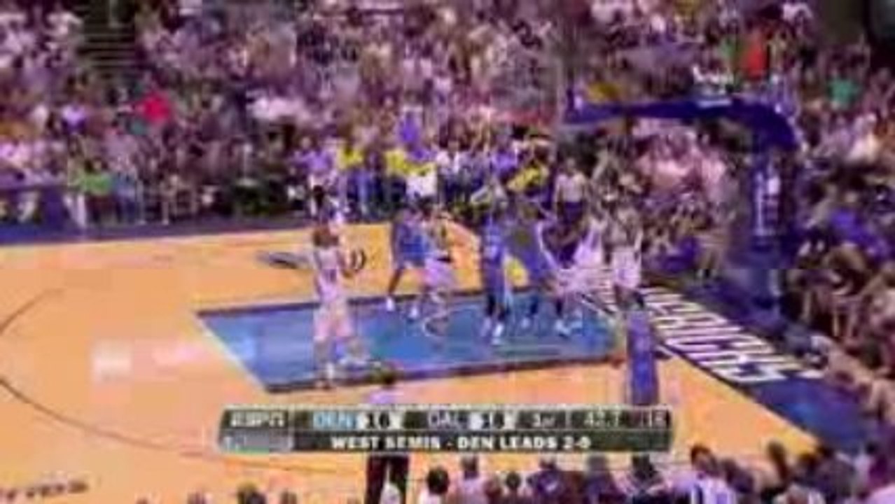 NBA The Birdman follows up Carmelo Anthony's missed layup wi