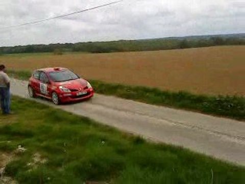 Rallye de Dieppe 2009 ES1 clio R3