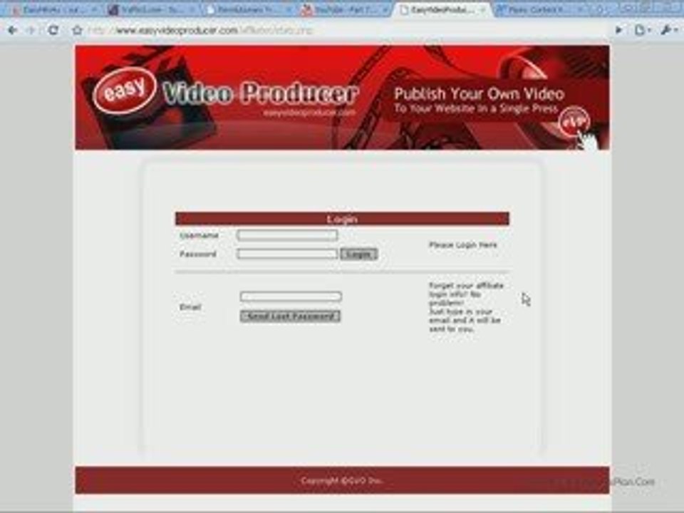 Easy Video Producer, Start Building a Quality Downline